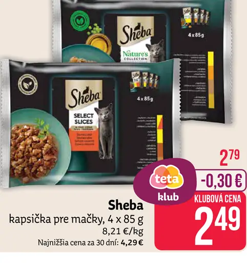 Sheba kapsičky pre mačky