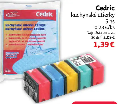 Cedric kuchynské utierky