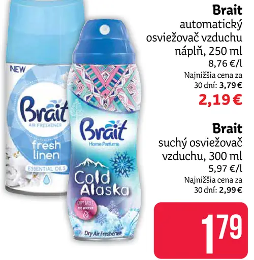 Brait suchý osviežovač vzduchu Cold Alaska