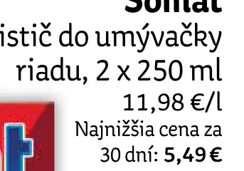 Somat čistič do umývačky riadu