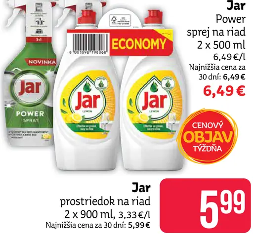 Jar Power sprej na riad