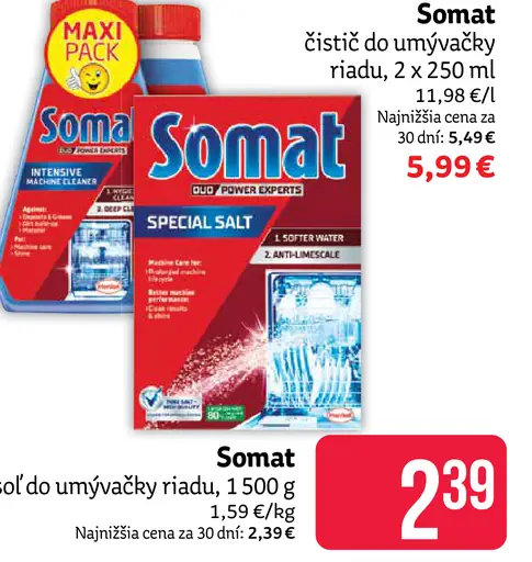 Somat čističi do umývačky riadu