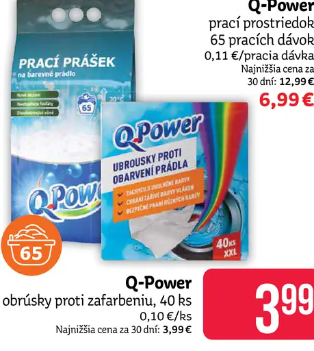 Q-Power prací prostriedok