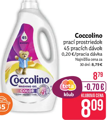 Coccolino prací gél