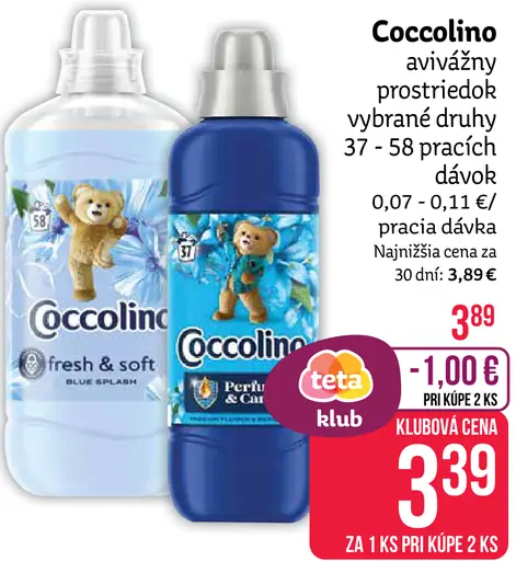 Coccolino avivážny prostriedok