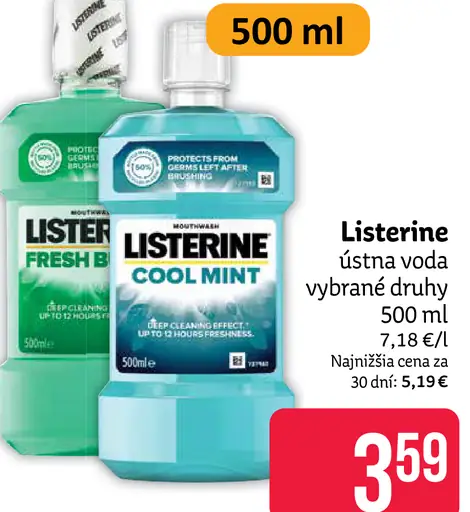 Listerine ústna voda