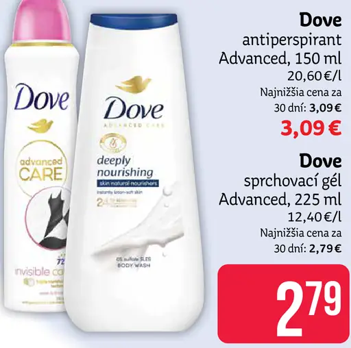 Dove antiperspirant Advanced