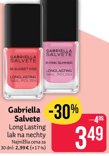 Gabriella Salvete Long Lasting lak na nechty