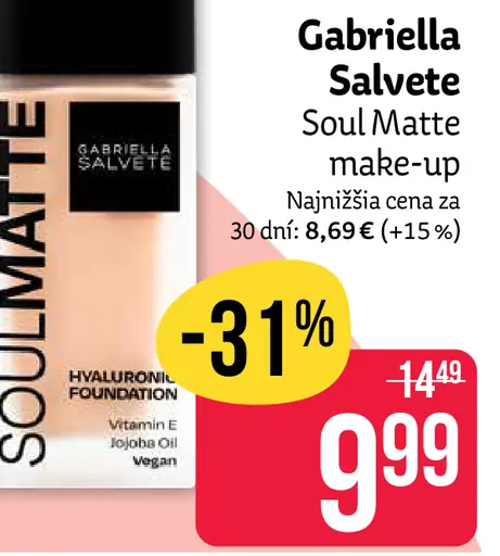 Gabriella Salvete Soul Matte make-up