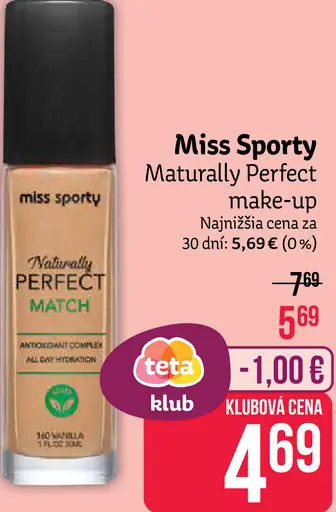 Miss Sporty make-up Naturally Perfect