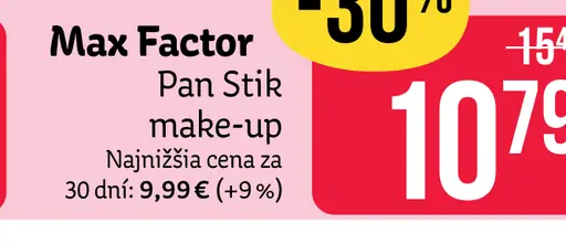 Max Factor Pan Stik make-up