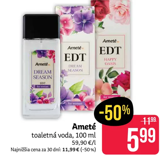 Ameté toaletná voda