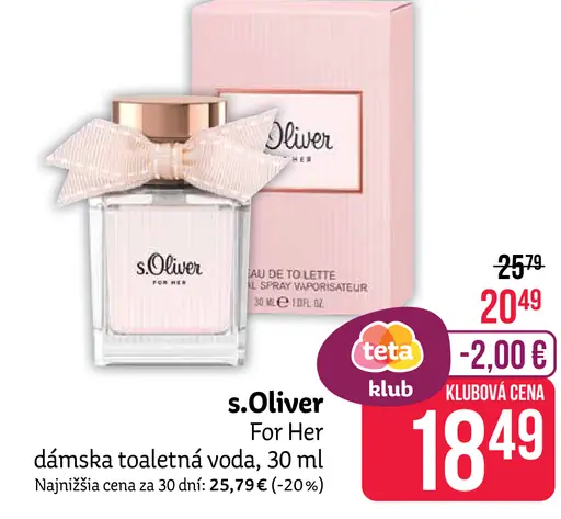 S.Oliver For Her dámska toaletná voda