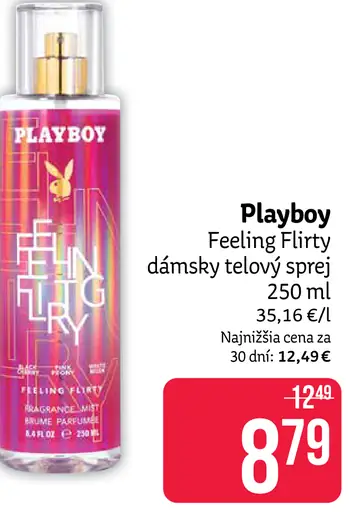 Playboy Feeling Flirty dámsky telový sprej