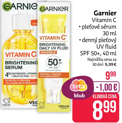 Garnier Skin Naturals pleťové sérum Vitamin C