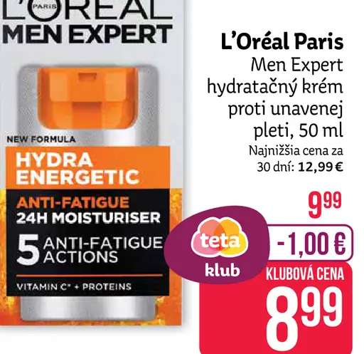 L'Oréal Paris Men Expert hydratačný krém