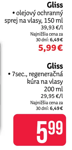 Gliss olejový ochranný sprej na vlasy