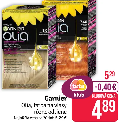 Garnier Olia farba na vlasy