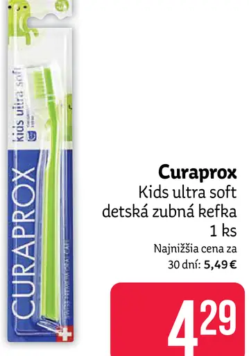 Curaprox Kids ultra soft detská zubná kefka
