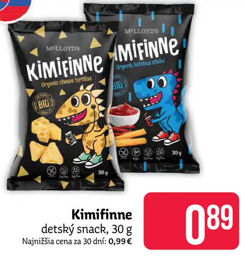 Kimifinne detský snack