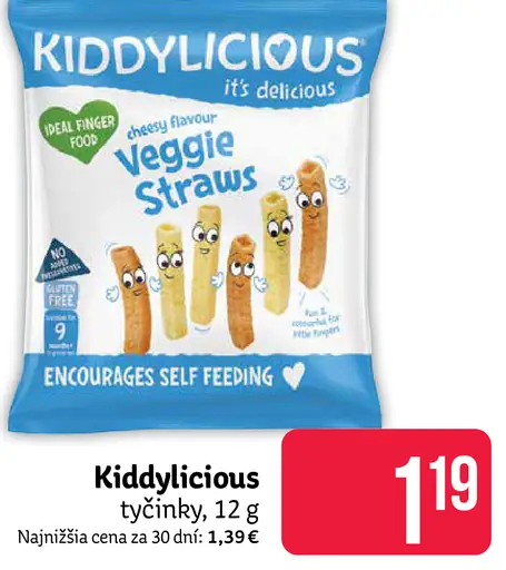 Kiddylicious tyčinky