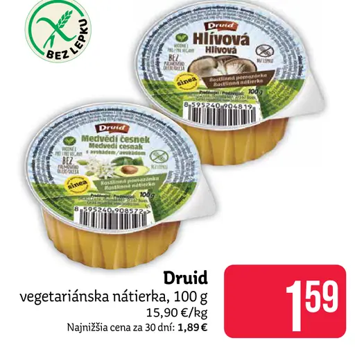 Druid vegetariánska nátierka