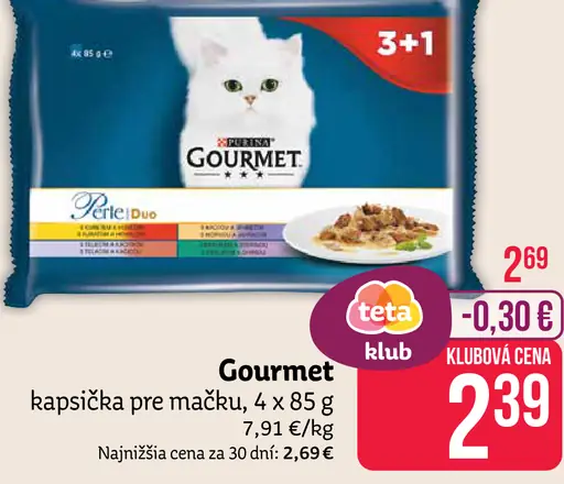 Gourmet kapsička pre mačku