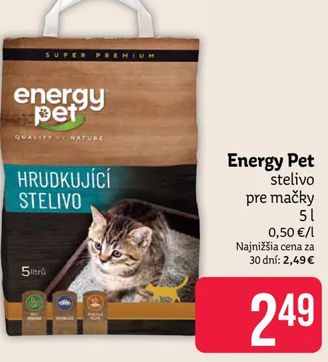 Energy Pet stelivo pre mačky