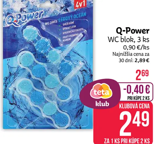 Q-Power WC blok