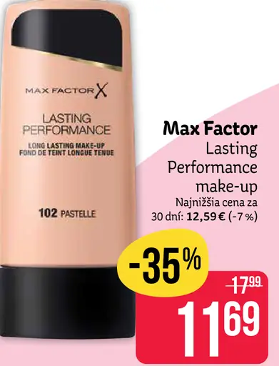 Max Factor Lasting Performance make-up