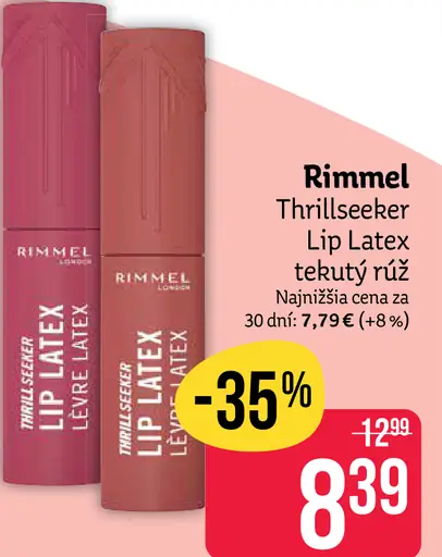 Rimmel Thrillseeker Lip Latex lesk na pery