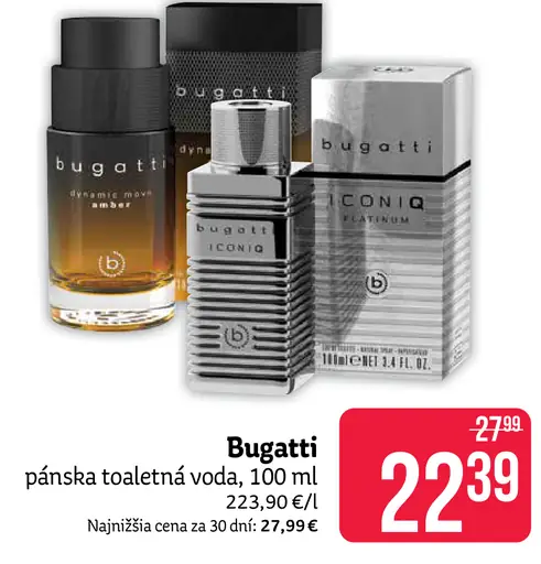 Bugatti pánska toaletná voda