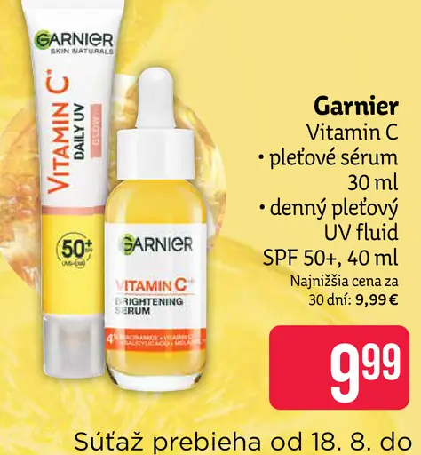 Garnier Skin Naturals pleťové sérum Vitamin C