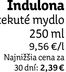 Indulona tekuté mydlo náplň