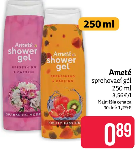 Ameté sprchovací gél