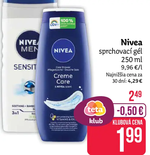 Nivea sprchovací gél