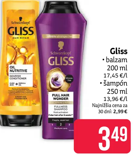 Gliss balzam / šampón