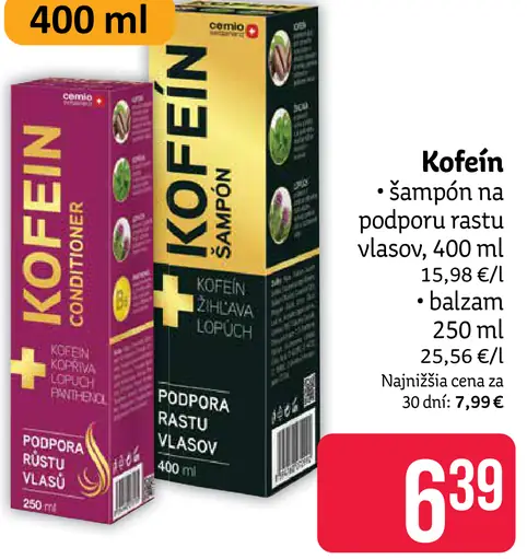 Kofein šampón