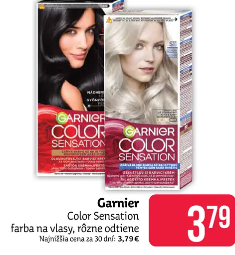 Garnier Color Sensation farba na vlasy