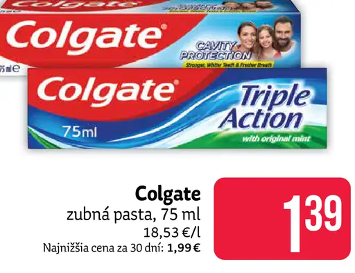 Colgate Zubná pasta Triple Action