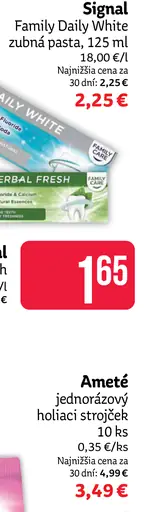 Signal Family Care Herbal Fresh zubná pasta