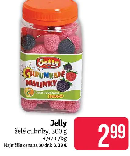 Jelly Chrumkavé Maliny