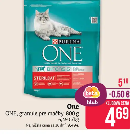 One granule pre mačky