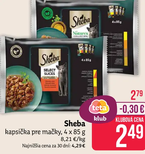 Sheba kapsičky pre mačky