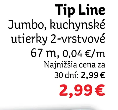 Tip Line Jumbo kuchynské utierky