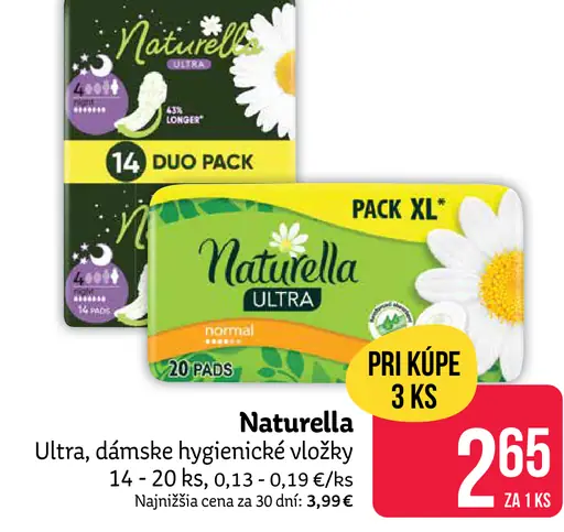 Naturella Ultra Dámske hygienické vložky