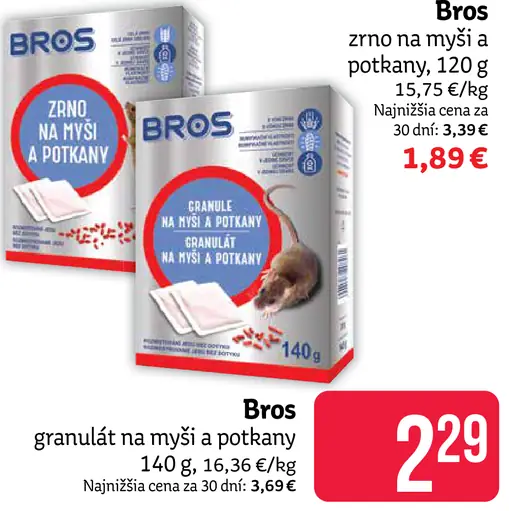 Bros zrnko na myši a potkany 120 g