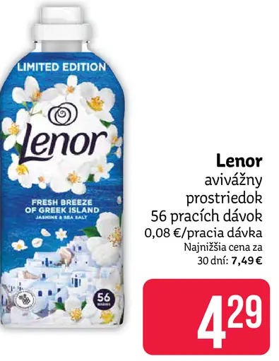 Lenor avivážny prostriedok