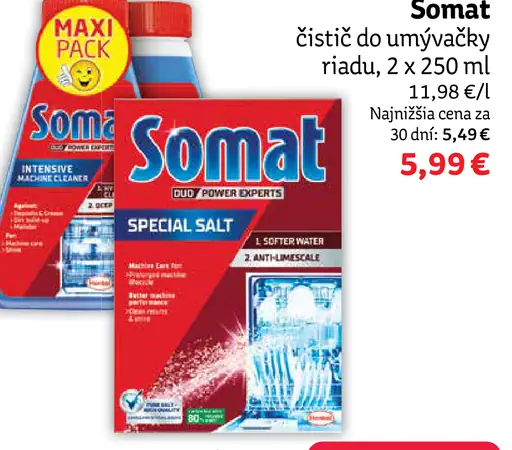 Somat Soľ do umývačky riadu