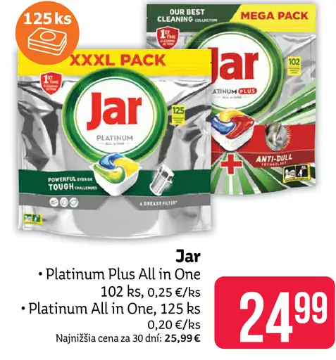 Jar Platinum Plus All in One